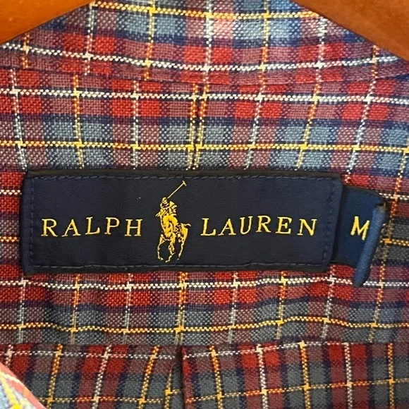 Men’s Ralph Lauren Button down shirt size M EUC 1160 - Picture 3 of 4